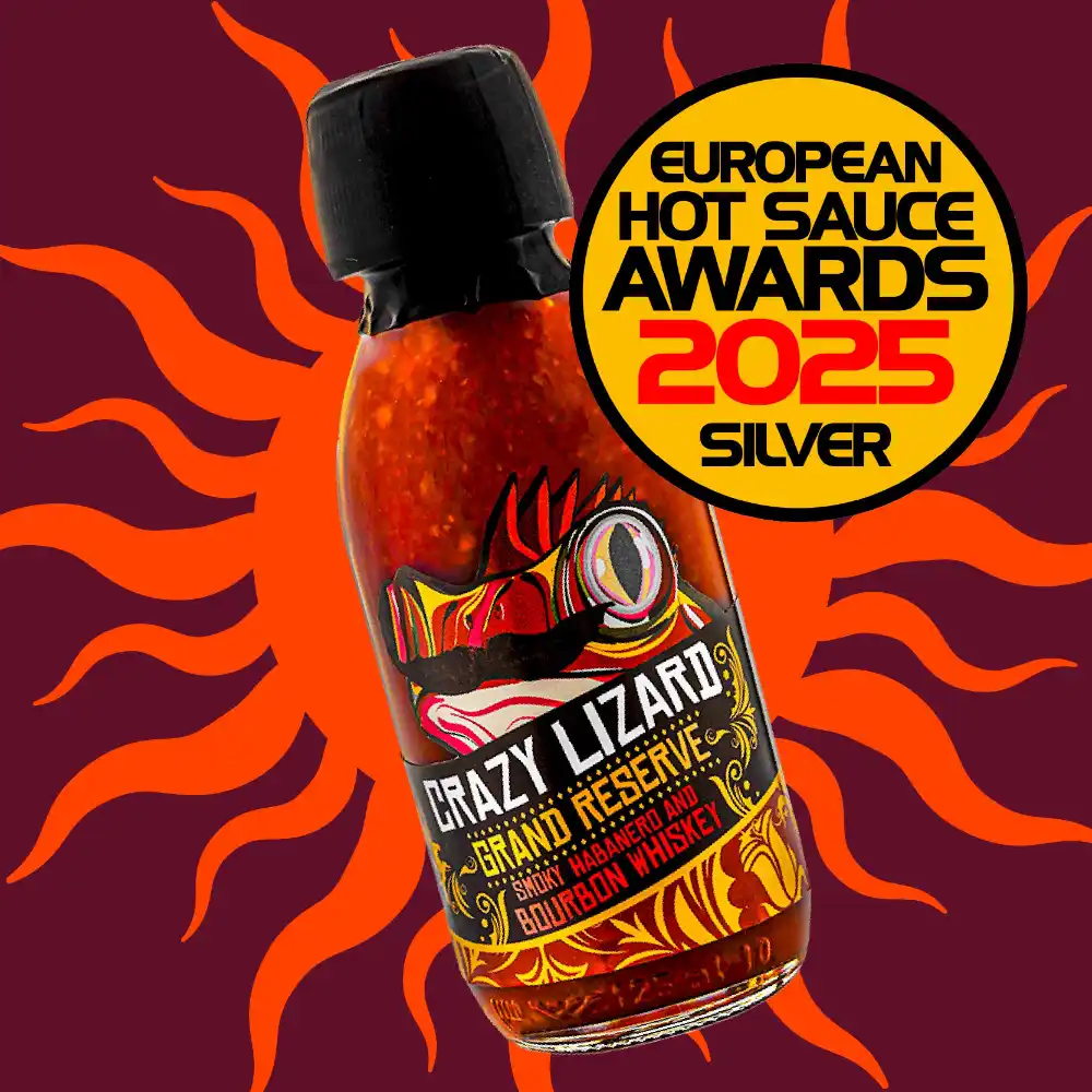 Salsa picante de habanero ahumada con whiskey estilo chipotle